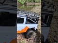 RC Defender stuck in a creek 💦 Will it get out?