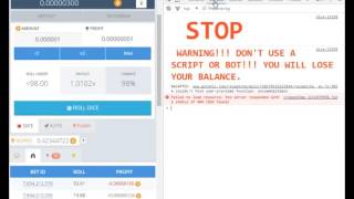Bitsler Script Updated Version September 2017 - No Loss Only Win Win Profile