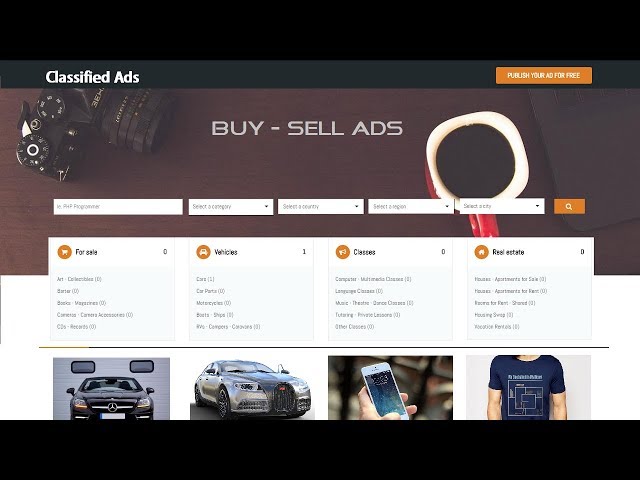 How to build a website like OLX Yarddiant?