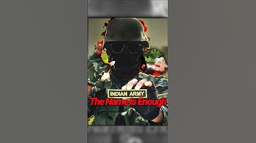 INDIAN ARMY - The Name Is Enough 🇮🇳😈 || Indian Army Attitude Status || SUMIT EDITIONAL || #shorts