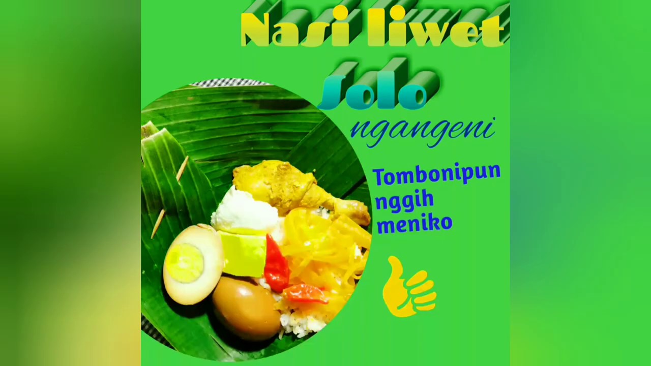 Nasi liwet Solo. Makanan Khas daerah , enak mantap mantuul🌟⭐ 