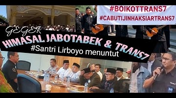 ALUMNI SANTRI LIRBOYO GERUDUK TRANS7