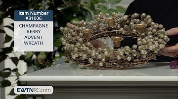 31006_CHAMPAGNE BERRY ADVENT WREATH