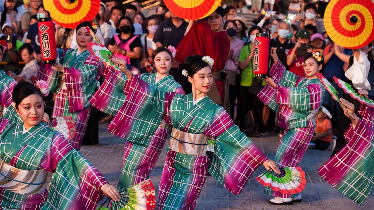【西川流日本舞踊】2025台中國際踩舞嘉年華｜西川淑敏舞踊知家｜踩街表演｜日本舞