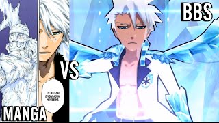 Toshiro Hitsugaya Shikai Hyoketsu | Bleach Brave Souls VS Manga