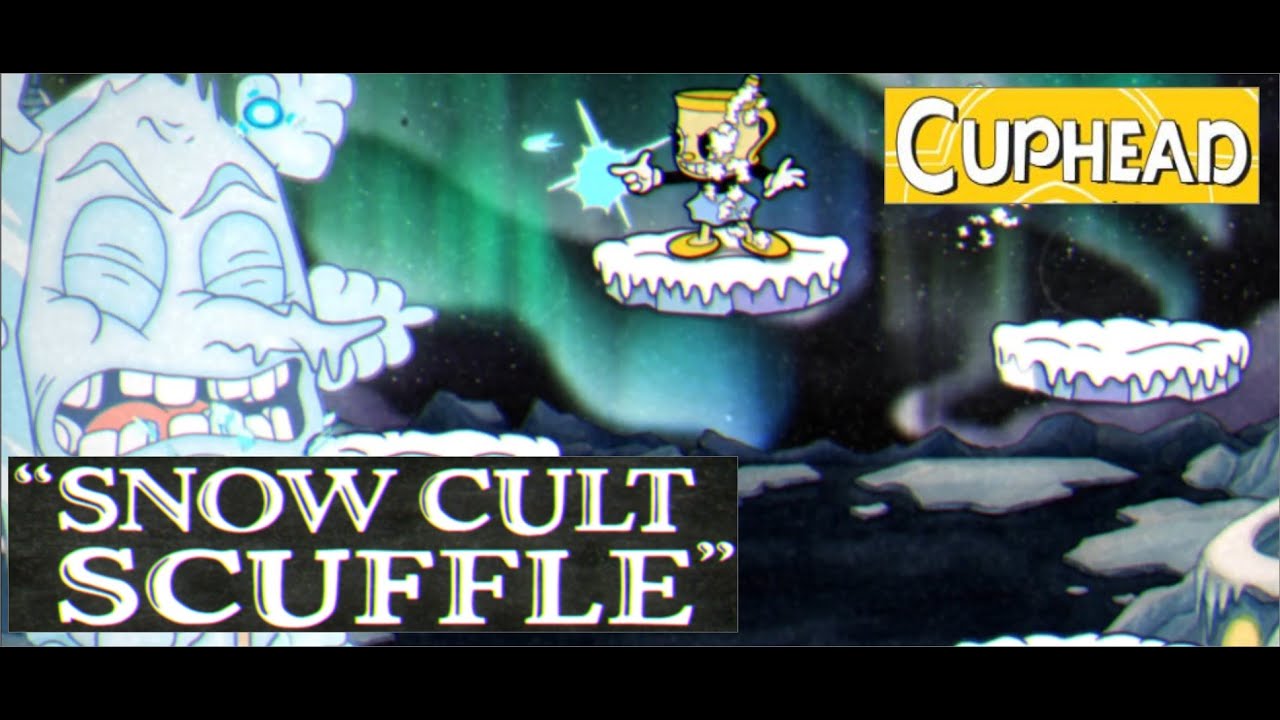 SNOW CULT SCUFFLE Boss Fight (Loss) Gameplay Cuphead DLC Delicious