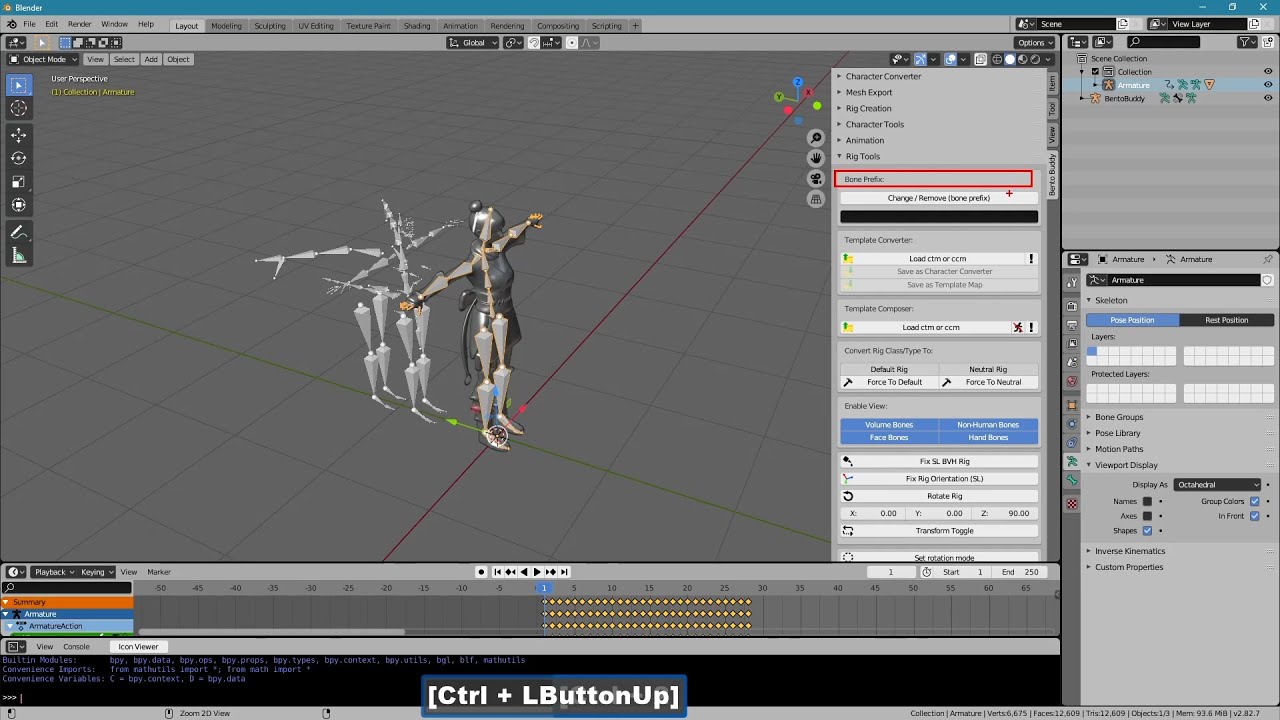 Bento Buddy - Quick Mixamo conversion with Animation as Animesh - YouTube