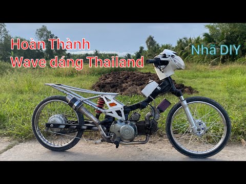 Video Hoàn thiện chiếc wave dáng thailand | Nhã DIY - youtube