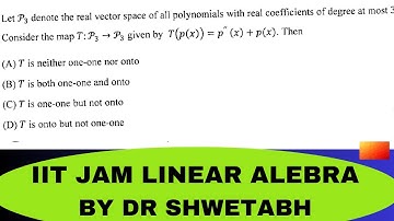 IIT JAM 2017 Linear Algebra solution ( Linear transformation ) | Lecture 6