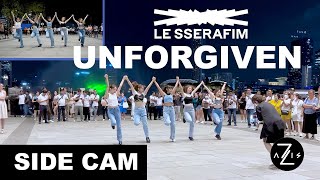 [KPOP IN PUBLIC / SIDE CAM] LE SSERAFIM (르세라핌) ‘UNFORGIVEN (feat. Nile Rodgers)’  | DANCE | Z-AXIS