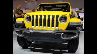 Jeep Wrangler Rubicon and Unlimited Sahara. Montreal International Auto Show 2019.