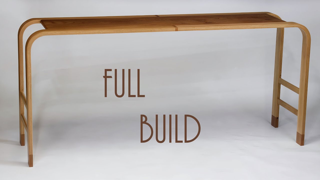 Full Build Of My Steam Bent Laminated Table