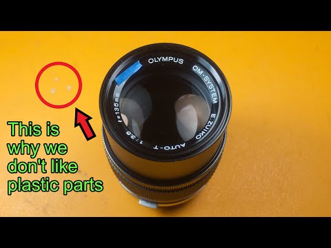 感動美品☆ OLYMPUS OM-SYSTEM 135mm f3.5 8017 Good but boring - Olympus OM Zuiko 135mm f3.5 vintage lens