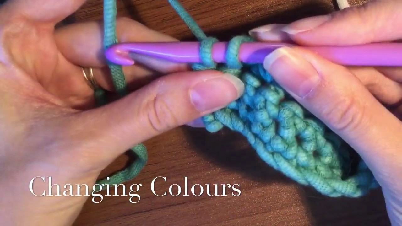 Changing Colours While Crocheting YouTube