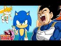 Vegeta Reacts To Sonic vs Goku Rap Battle!