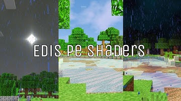 Minecraft : แจกเท็กเจอ Edis Pe Shaders ภาพสวยๆ