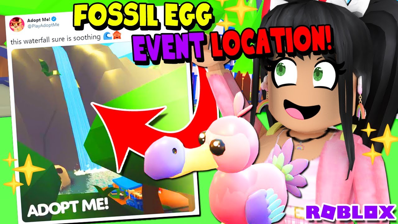 Fossil Egg Event Location Video By Adopt Me And Roblox News Tea Youtube - fossil egg roblox adopt me
