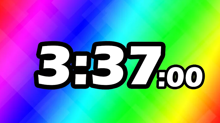 3 Minutes and 37 Second TIMER Countdown