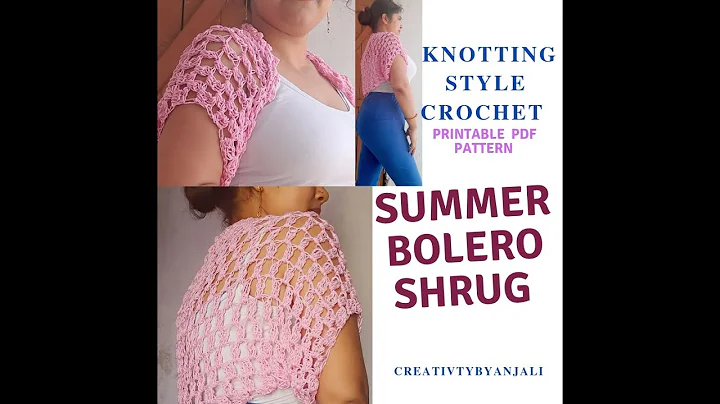 Learn to Crochet a Stylish Summer Bolero Shrug