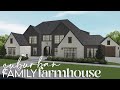 Bloxburg  suburban family farmhouse  house build