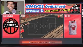 NBA2K22 OurLeague Series pt. 2 ( ASMR ) Free Agency and Trades