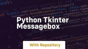 python tkinter messagebox