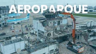 Aeroparque Jorge Newberry I Obras 2022 I Demolición antigua terminal I Timelapse I Interval