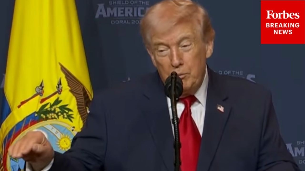 'That's The End Of That Cartel Person': Trump Vows To Use Missiles On Cartel Members If Asked