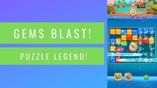 Gems Blast - Puzzle Legend | 1-20 Levels | iOS/Android Mobile Gameplay(2019) screenshot 2