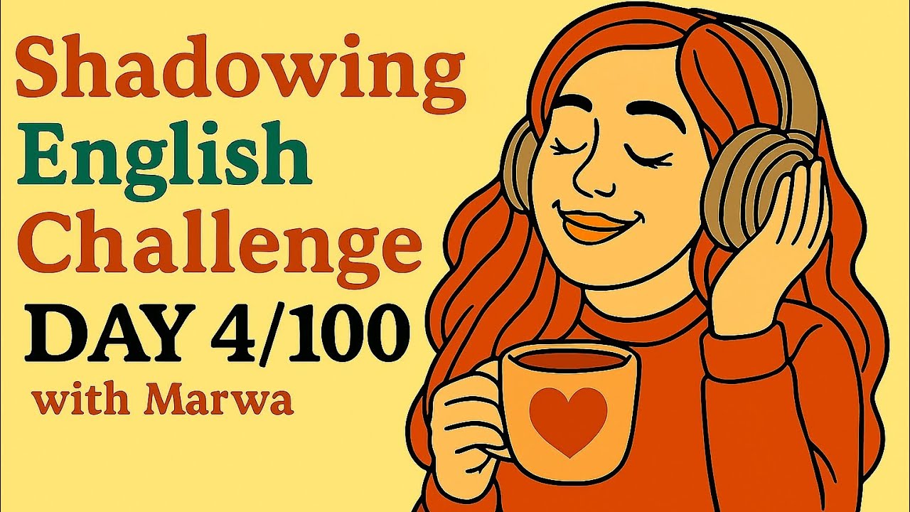 Shadowing English Challenge Day4/100_ speak like a native #podcast # ...