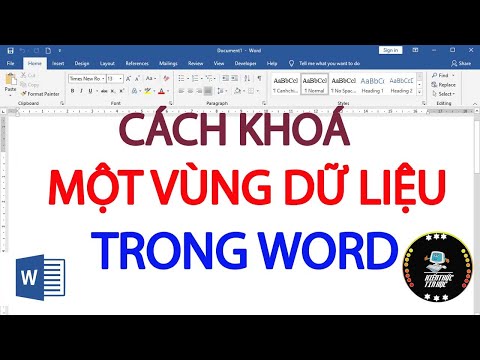 Video: Cách Bảo Vệ Tài Liệu Trong Word