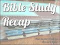 Bible Study Recap 8 - April 21 (Prophets)
