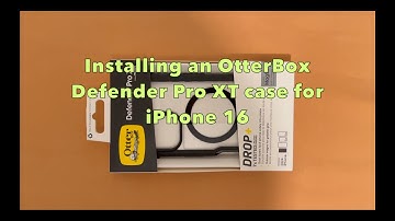 Installing an OtterBox Defender Pro XT case for iPhone 16