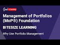 Management of Portfolios (MoP®) Bitesize Learning: Why Use Portfolio Management | Good e-Learning