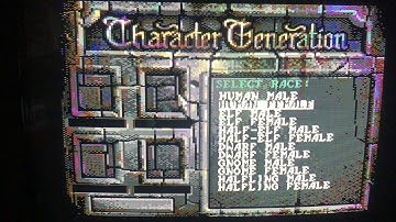 Eye of the Beholder - C64 (Character generation)