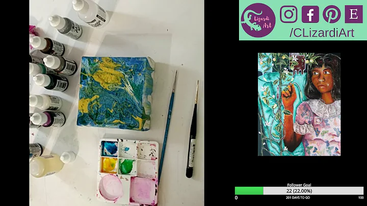 Alcohol inks over Acrylic Pours, Let's Play!
