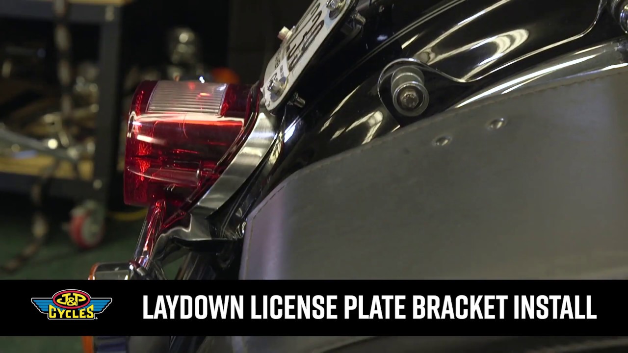 Lay Down License Plate Installation Weekend Wrenching Youtube