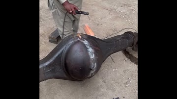 How to Rebuild Brken Axle Tube with Amazing Trchnique