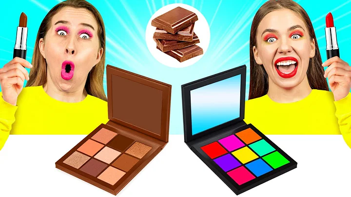 Real Food vs Chocolate Food Challenge #4 by HAHANOM Challenge