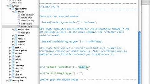 Codeigniter Hello World Tutorial