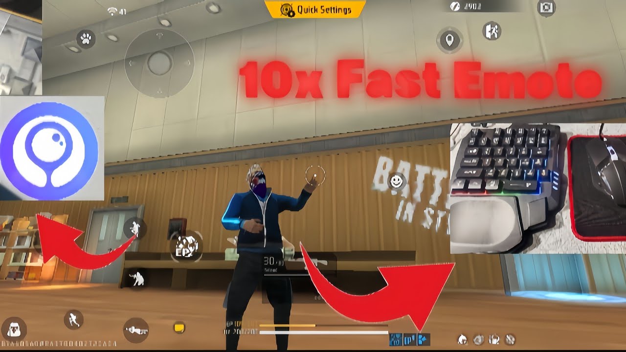 How To Do Micro Fast Emote Like Pc In Moowii Gaming || Mobile Phone Fastest Emote 😱 In Free Fire 🔥