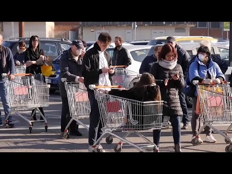 Coronavirus en Italie: l'activité au ralenti dans le nord Coronavirus en Italie: l'activité au ralenti dans le nord