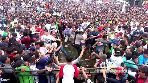 New pallapa - dalam rangka kampanye terbuka (jihan audy - anak jalanan) full tawuran sampai buat cak