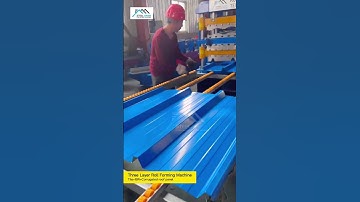 Three layer roof roll forming machine | metal roofing machine