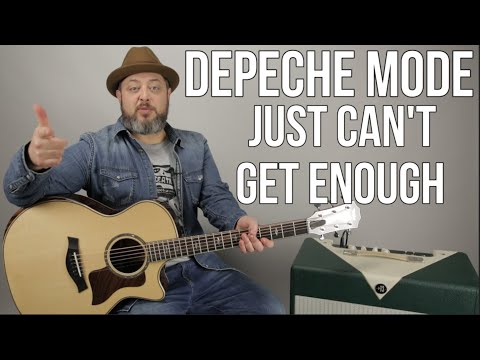 Depeche Mode - Just Can't Get Enough - Guitar Lesson