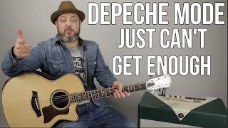 Video-Miniaturansicht von „Depeche Mode - Just Can't Get Enough - Guitar Lesson“