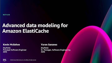 AWS re:Invent 2024 - Advanced data modeling for Amazon ElastiCache (DAT422)