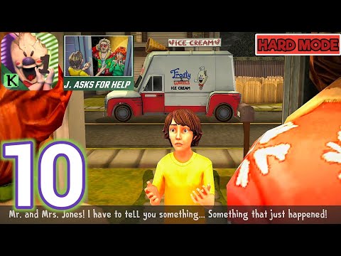 Ice Scream 1 (Improved) | Gameplay Walkthrough Part 10 - J Asks for Help: Hard Mode