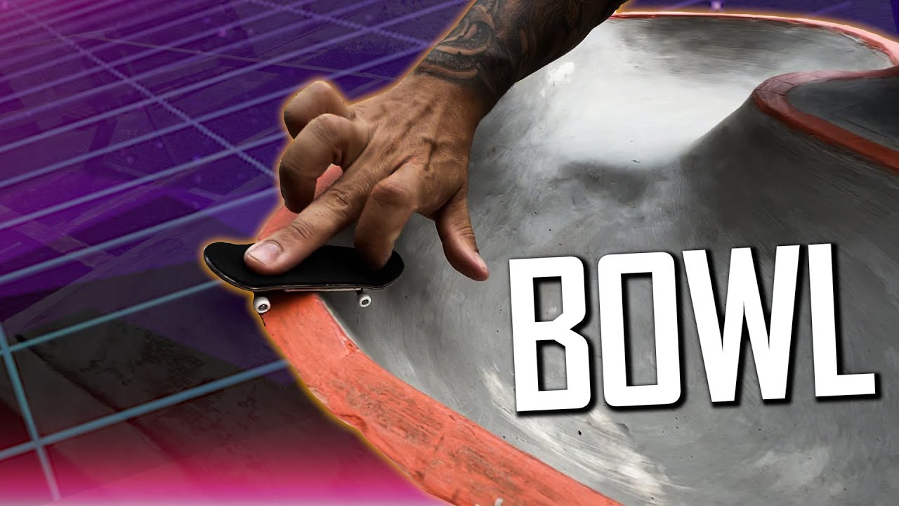 I RENOVATED MY CONCRETE FINGERBOARD BOWL! YouTube