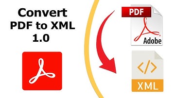 How to convert pdf to xml using Adobe Acrobat Pro DC 2022